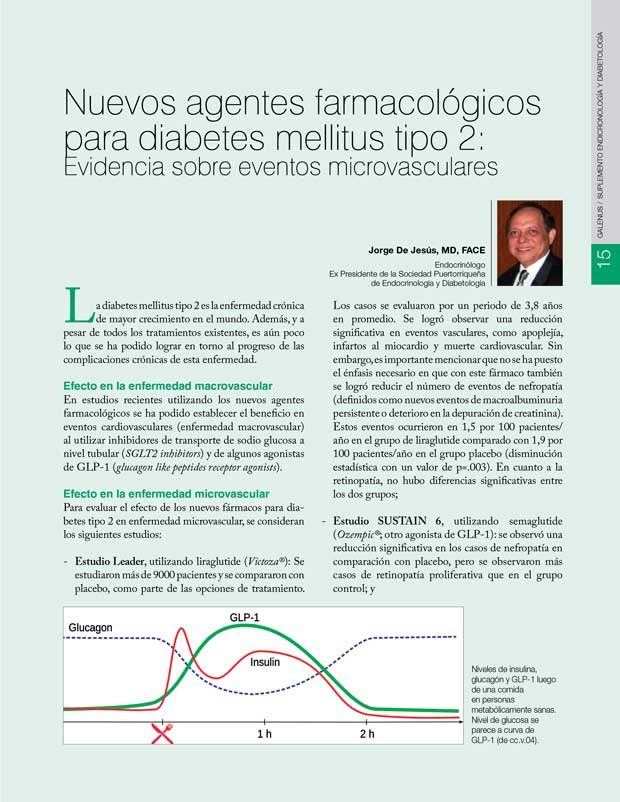 Nuevos agentes farmacológicos para diabetes mellitus tipo 2 