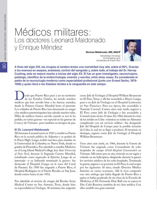 Historia: Médicos militares 