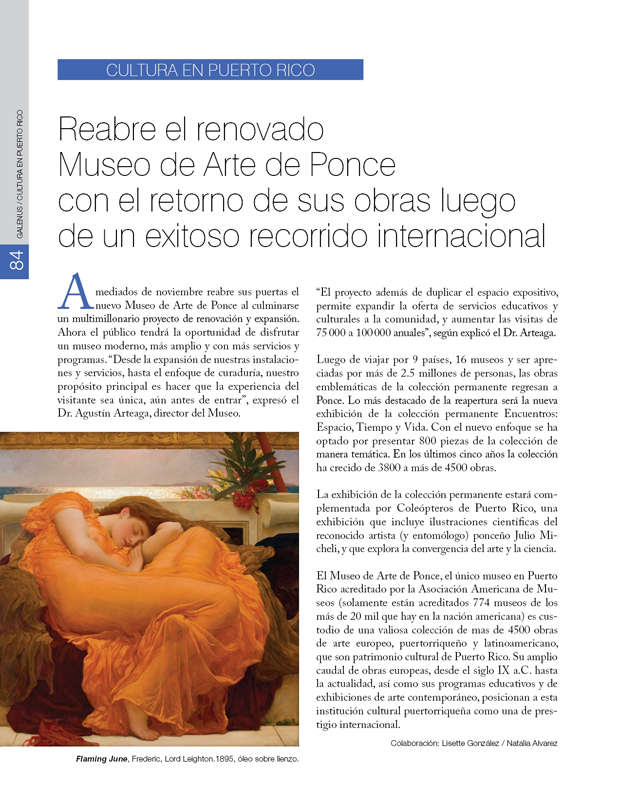 Cultura en Puerto Rico: Museo de Arte de Ponce    