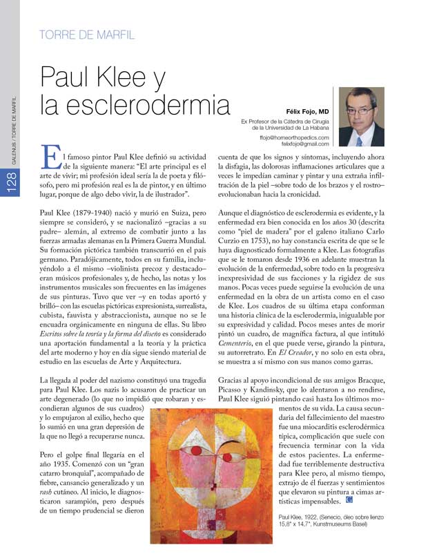 Torre de Marfil: Paul Klee y la esclerodermia 