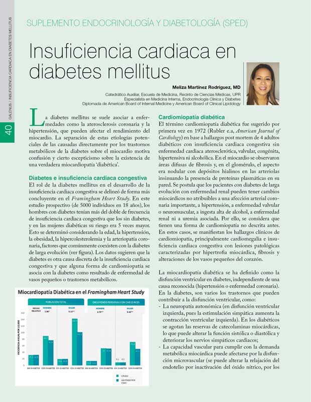 Insuficiencia cardiaca en diabetes mellitus 