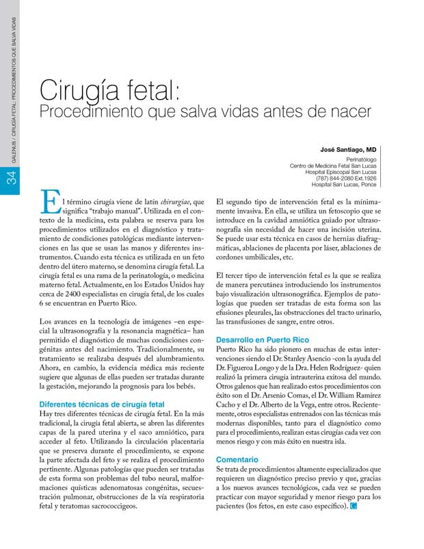 Cirugía fetal 