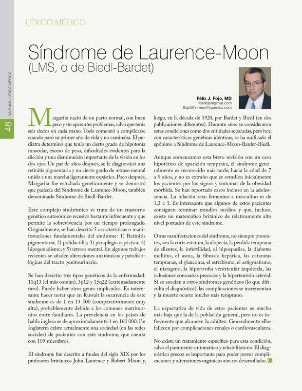 Léxico Médico: Síndrome de Laurence-Moon 