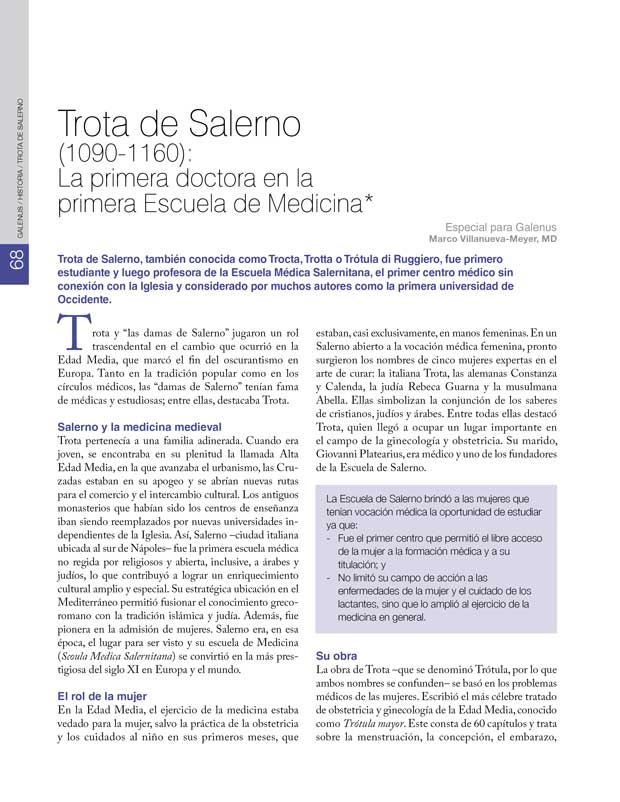 Historia: Trota de Salerno 