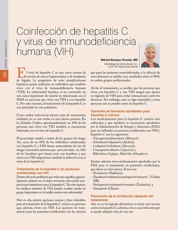 Coinfección de hepatitis C 