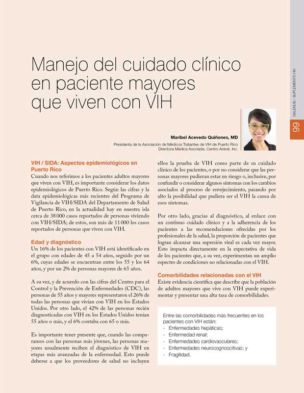 Manejo del cuidado clínico  en paciente mayores 