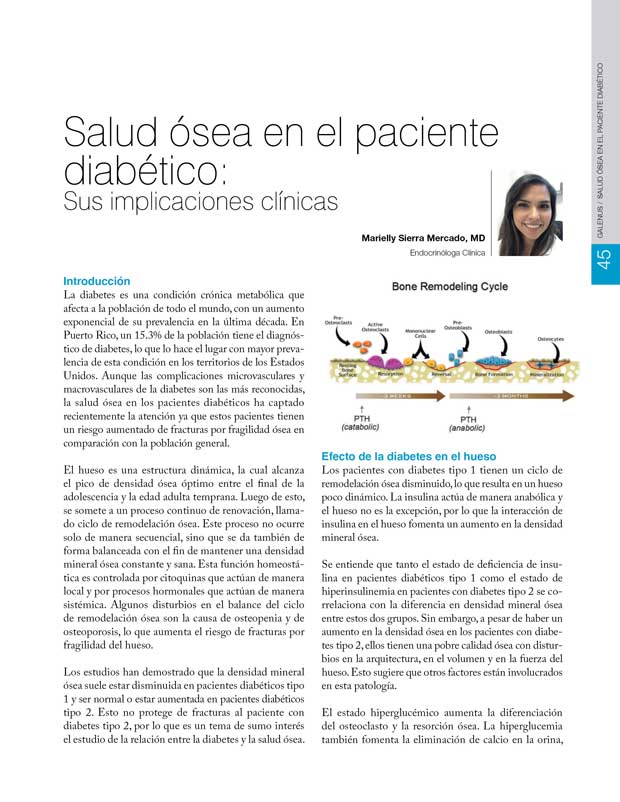 Salud ósea en el paciente diabético 