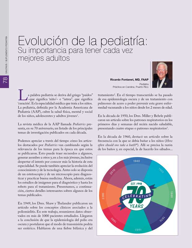 Evolución de la pediatría 