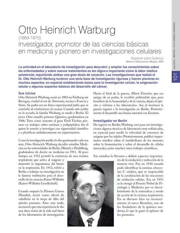 Historia: Otto Heinrich Warburg 
