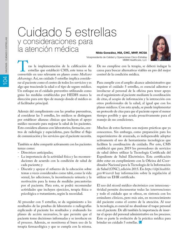 Cuidado 5 estrellas 