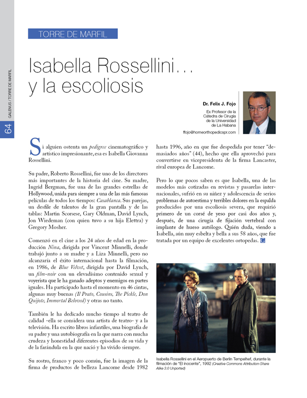Torre de Marfil  / Isabella Rossellini… 