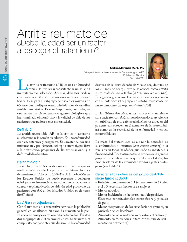 Artritis reumatoide