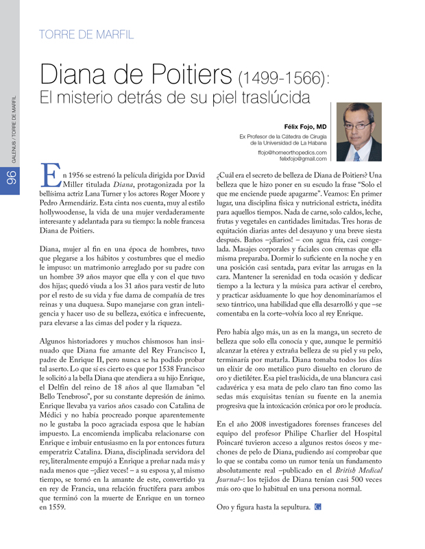 Torre de Marfil: Diana de Poitiers (1499-1566)